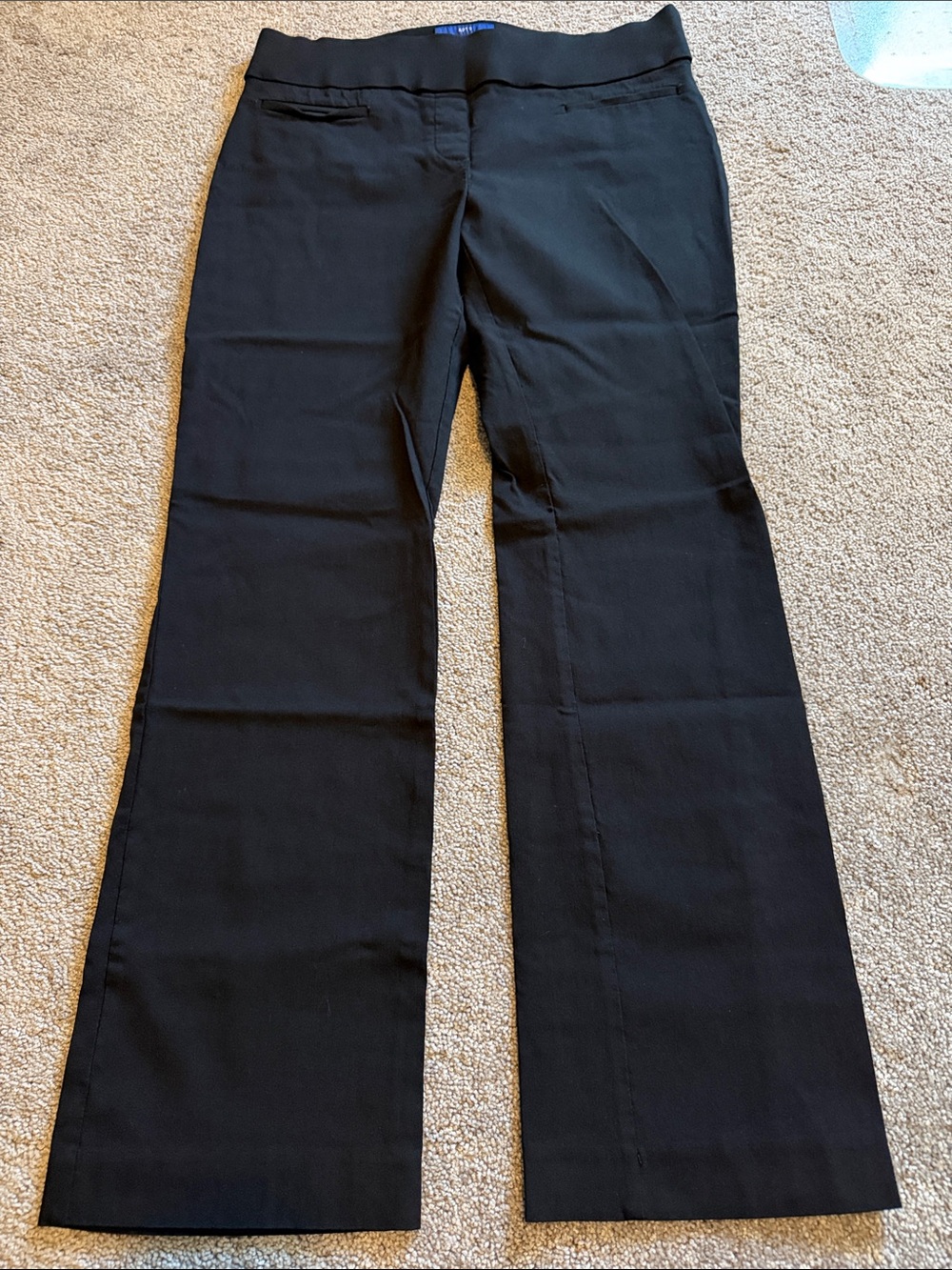 Apt. 9 Black Straight Leg Dress Pants